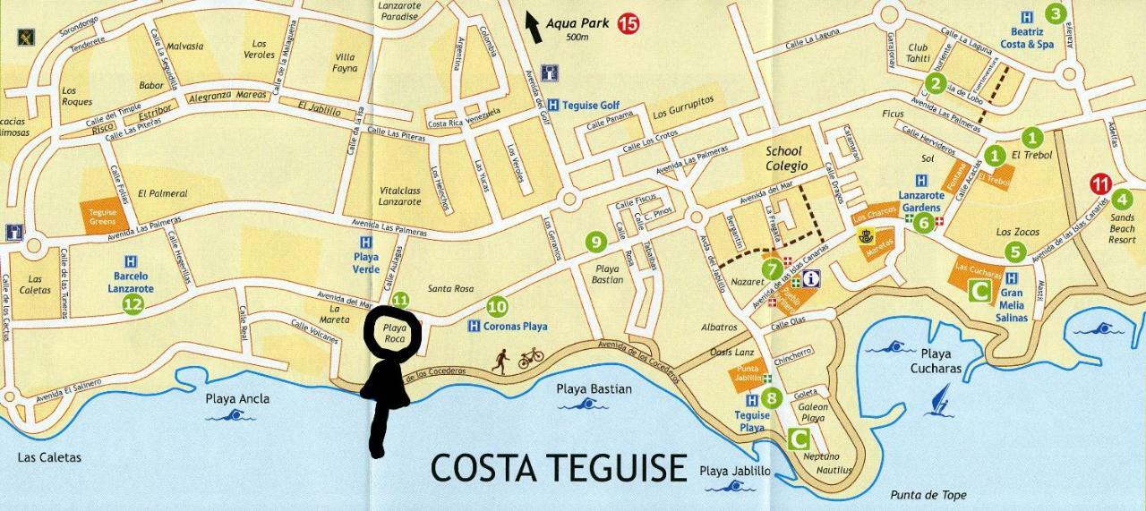 Casa A Primera Linea De Mar 코스타 테기세 외부 사진